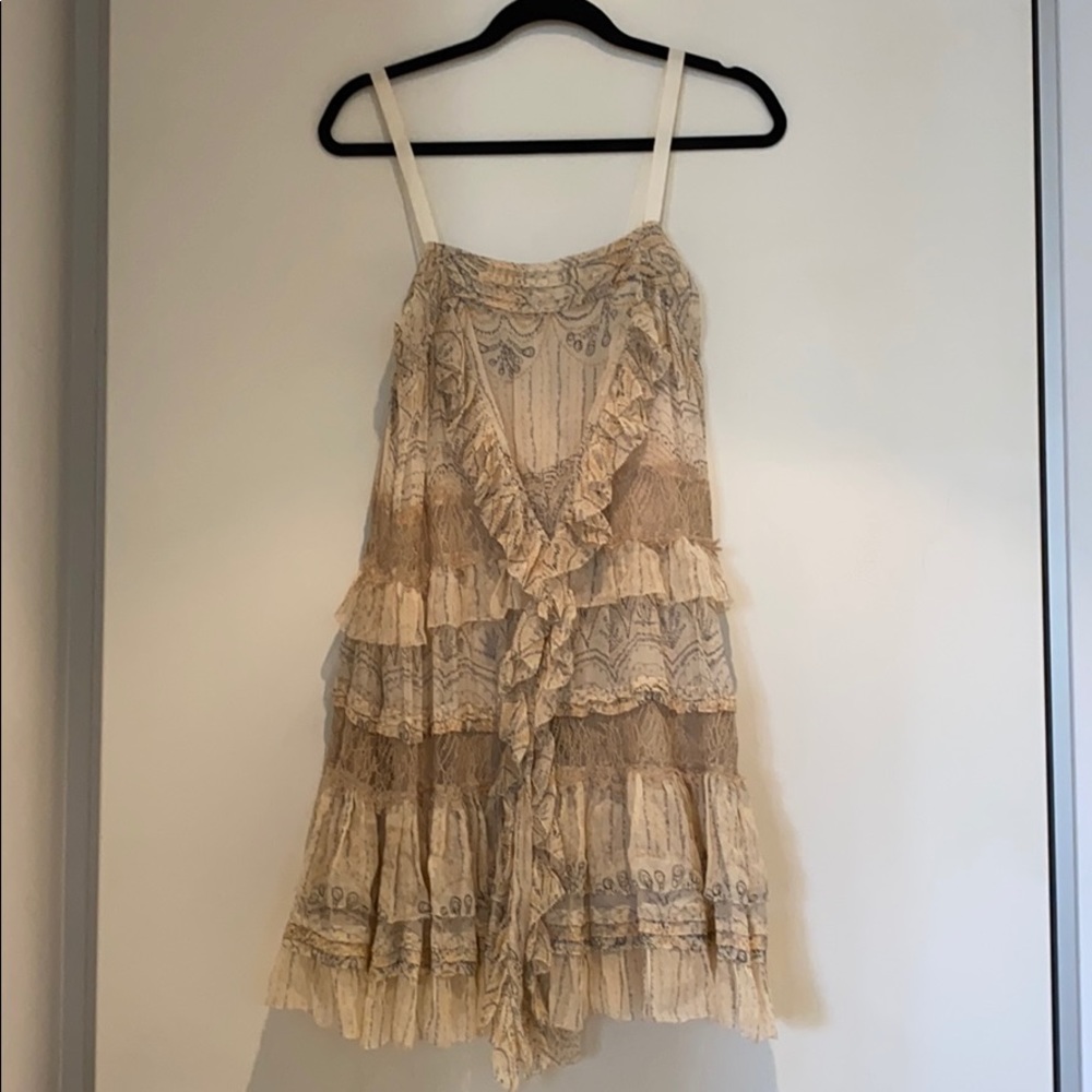 Diane von Furstenberg Ruffle Slip Dress, 4